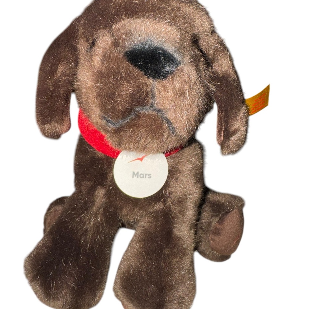 Steiff Brown Puppy Dog Mars 9” Plush